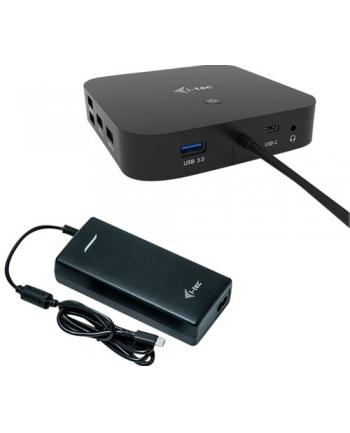 I-TEC USB-C Dual Display MST DS 2x DP 1x GLAN 3x USB 3.1 2x USB 2.0 1x USB-C-DatA 1x Audio/Mic Jack 1x 100W USB-C PD + Charger 112W