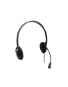 MANHATTAN Stereo USB Headset Lightweight On-ear Design Wired USB-A Plug Adjustable Microphone Black - nr 10