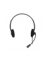 MANHATTAN Stereo USB Headset Lightweight On-ear Design Wired USB-A Plug Adjustable Microphone Black - nr 11