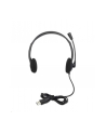 MANHATTAN Stereo USB Headset Lightweight On-ear Design Wired USB-A Plug Adjustable Microphone Black - nr 13