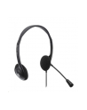 MANHATTAN Stereo USB Headset Lightweight On-ear Design Wired USB-A Plug Adjustable Microphone Black - nr 14