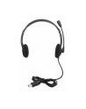 MANHATTAN Stereo USB Headset Lightweight On-ear Design Wired USB-A Plug Adjustable Microphone Black - nr 20