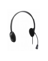 MANHATTAN Stereo USB Headset Lightweight On-ear Design Wired USB-A Plug Adjustable Microphone Black - nr 6