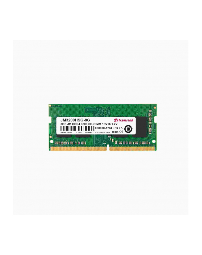 TRANSCEND 8GB JM DDR4 3200 SO-DIMM 1Rx16 1Gx16 CL22 1.2V główny