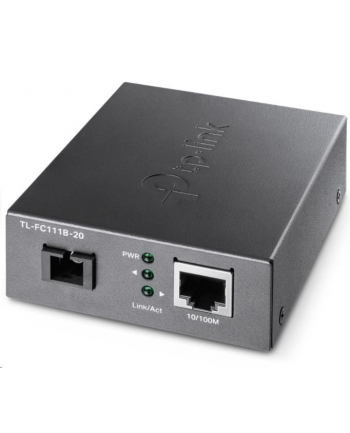 TP-LINK 10/100Mbps RJ45 to 100Mbps Single-mode SC WDM Bi-Directional Fiber Converter Full-duplex