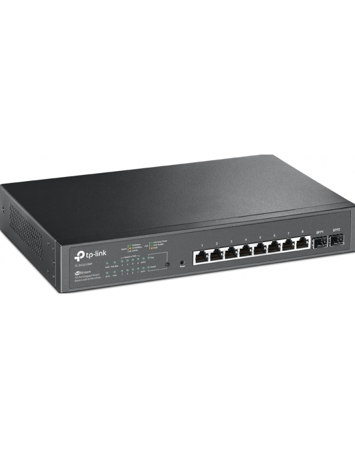 TP-LINK JetStream 10-Port Gigabit Smart Switch with 8-Port PoE+ główny