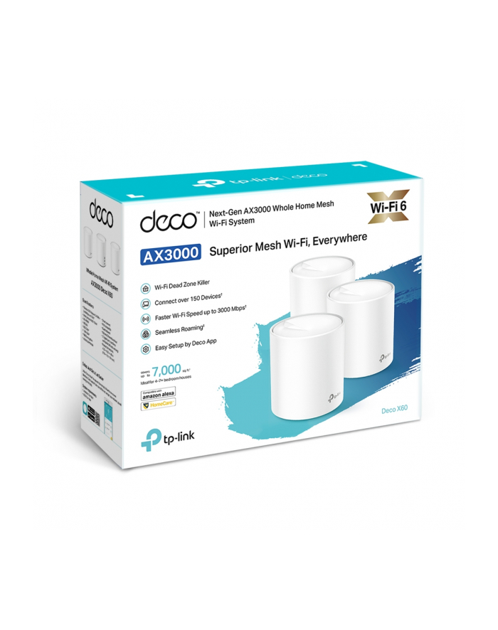 TP-LINK AX3000 Whole Home Mesh Wi-Fi 6 Unit 574 Mbps at 2.4 GHz + 2402 Mbps at 5 GHz główny