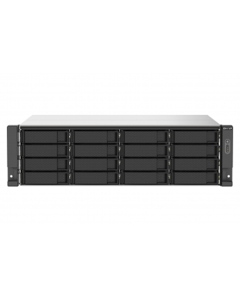 qnap systems QNAP 16-bay Rackmount NAS AMD Ryzen V1000 series V1500B 4C/8T 2.2GHz 16GB DDR4 RAM 2x2.5GbE LAN optional 10GbE ' M.2 NVMe/SATA