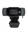 MANHATTAN 1080p USB Webcam Two Megapixels 1080p Full HD USB-A Plug Integrated Microphone Adjustable Clip Base 30fps Black - nr 1