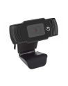 MANHATTAN 1080p USB Webcam Two Megapixels 1080p Full HD USB-A Plug Integrated Microphone Adjustable Clip Base 30fps Black - nr 28