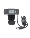 MANHATTAN 1080p USB Webcam Two Megapixels 1080p Full HD USB-A Plug Integrated Microphone Adjustable Clip Base 30fps Black - nr 2
