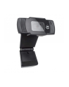 MANHATTAN 1080p USB Webcam Two Megapixels 1080p Full HD USB-A Plug Integrated Microphone Adjustable Clip Base 30fps Black - nr 32