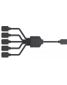 Cooler Master Addressable RGB 1 to 5 Splitter Cable (Black) - nr 10