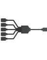 Cooler Master Addressable RGB 1 to 5 Splitter Cable (Black) - nr 11