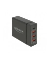 DeLOCK USB charger 1 x USB Type-C PD + 3 x USB Type-A 60 W (black) - nr 4