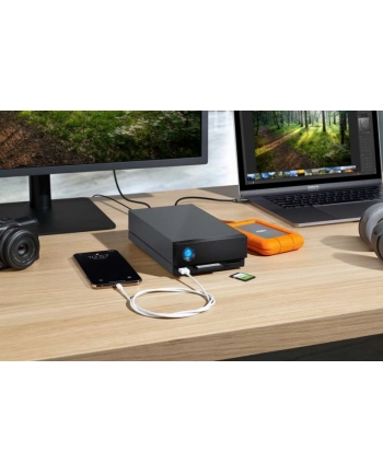 LACIE 1big Dock 10TB Thunderbolt 3 + USB 3.1 8.9cm 3.5inch for MAC ' PC - gray