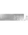 CHERRY DW 9000 SLIM, desktop set (silver / white) - nr 13