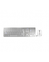 CHERRY DW 9000 SLIM, desktop set (silver / white) - nr 16