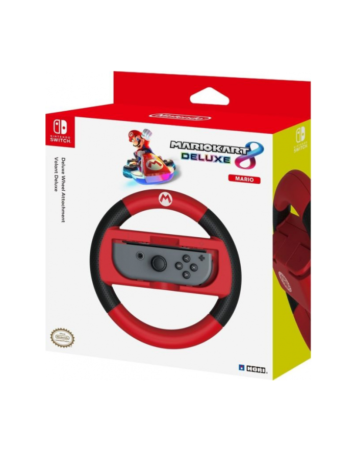 HORI Mario Kart 8 Deluxe Joy-Con steering wheel Mario, bracket (red / black) główny