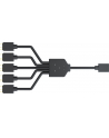 Cooler Master Addressable RGB 1 to 5 Splitter Cable (Black) - nr 1