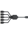 Cooler Master Addressable RGB 1 to 5 Splitter Cable (Black) - nr 2
