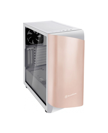 silverstone technology Silverstone SETA A1, tower case (white / rose gold, side panel made of tempered glass)