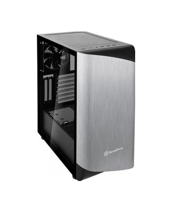 silverstone technology Silverstone SETA A1, tower case (black / silver, side panel made of tempered glass)