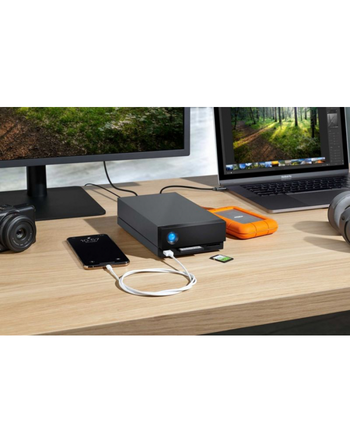 LACIE 1big Dock 10TB Thunderbolt 3 + USB 3.1 8.9cm 3.5inch for MAC ' PC - gray główny