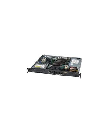 super micro computer SUPERMICRO Chassis Black 1U 512 w/ PSU 350W PWS HF RoHS/REACH