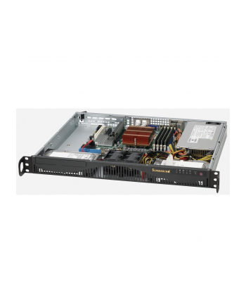 super micro computer SUPERMICRO Chassis Black 1U 512 w/ PSU 350W PWS HF RoHS/REACH