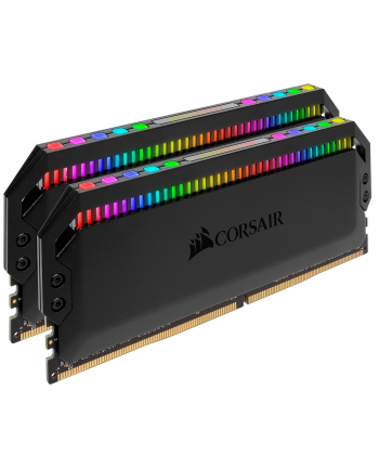 CORSAIR DDR4 3600MHz 32GB 2x16GB DIMM Unbuffered 18-19-19-39 XMP 2.0 Dominator Platinum RGB Black Heatspreader RGB LED 1.35V