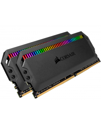 CORSAIR DDR4 3600MHz 32GB 2x16GB DIMM Unbuffered 18-19-19-39 XMP 2.0 Dominator Platinum RGB Black Heatspreader RGB LED 1.35V