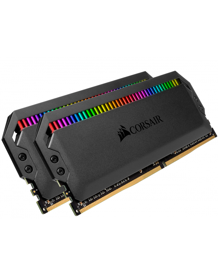 CORSAIR DDR4 3600MHz 32GB 2x16GB DIMM Unbuffered 18-19-19-39 XMP 2.0 Dominator Platinum RGB Black Heatspreader RGB LED 1.35V główny