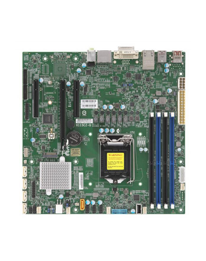 super micro computer SUPERMICRO MBD-X11SCZ-Q-O LGA-1151 DDR4 2xGbE mATX główny