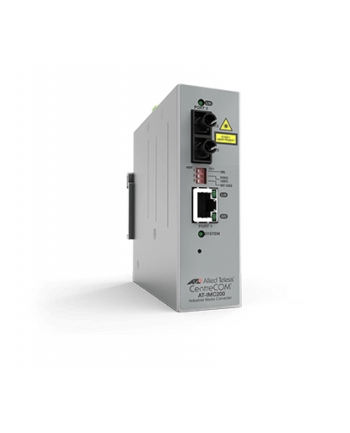 allied telesis ALLIED TAA 10/100/1000T to 1000SX/SC Industrial Temp Gigabit Media Converter