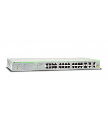 allied telesis ALLIED 24x Port Fast Ethernet PoE WebSmart Switch with 4 uplink ports 2x 10/100/1000T and 2x SFP-10/100/1000T Combo ports