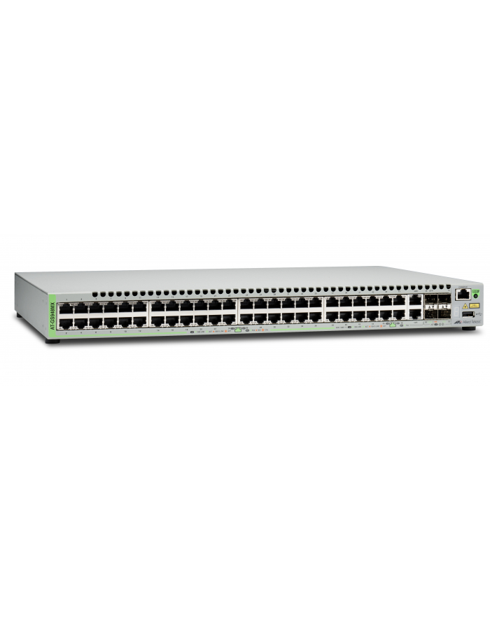 allied telesis ALLIED Gigabit Ethernet Managed switch with 48 ports 10/100/1000T ports 2 SFP/Copper combo ports 2 SFP/SFP+ uplink slots single główny