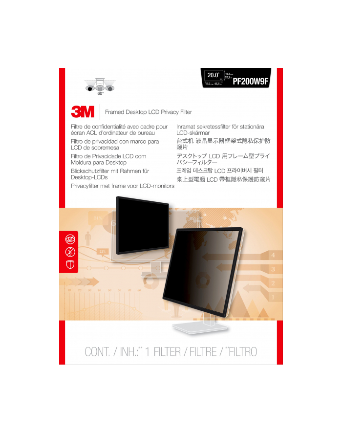 3M privacy filter (black, iPad Pro 10.5 '') główny