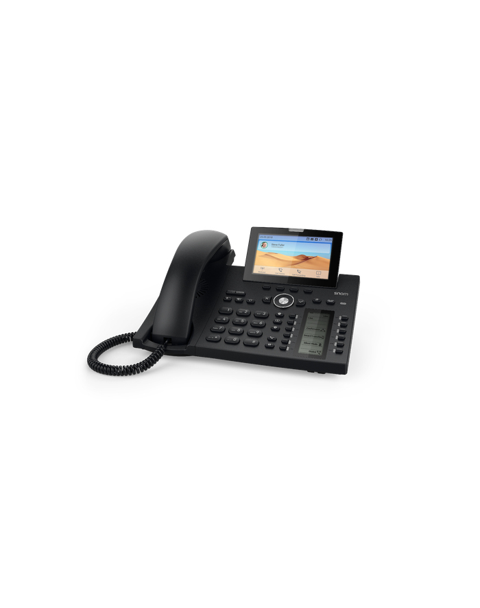 snom D385, VoIP phone (black, Bluetooth, PoE) główny