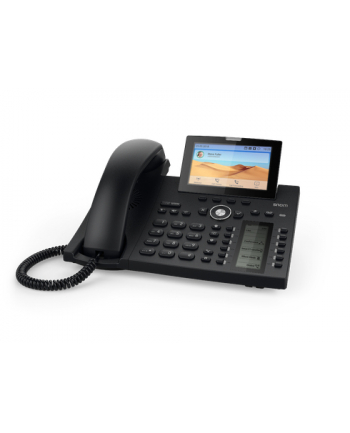 snom D385, VoIP phone (black, Bluetooth, PoE)