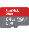 SANDISK ULTRA microSDXC 64GB 120MB/s A1 Cl.10 UHS-I + ADAPTER - nr 7