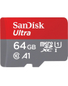 SANDISK Ultra 64GB microSDXC 120MB/s A1 Class 10 UHS-I + SD Adapter - nr 21