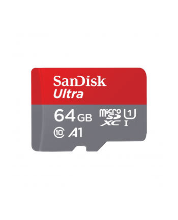 SANDISK Ultra 64GB microSDXC 120MB/s A1 Class 10 UHS-I + SD Adapter