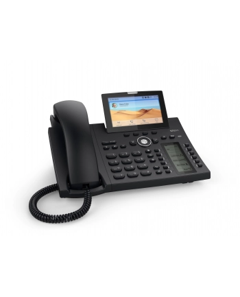 snom D385, VoIP phone (black, Bluetooth, PoE)