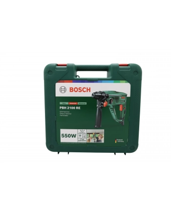bosch powertools Bosch rotary hammer PBH 2100 RE (green / black, case, 550 watt)
