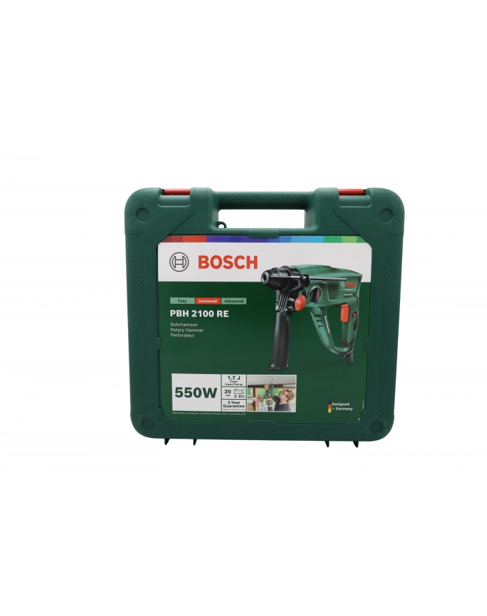 bosch powertools Bosch rotary hammer PBH 2100 RE (green / black, case, 550 watt) główny
