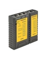 DeLOCK cable tester RJ45 / RJ12 + port finder (black) - nr 10