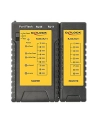 DeLOCK cable tester RJ45 / RJ12 + port finder (black) - nr 12