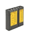 DeLOCK cable tester RJ45 / RJ12 + port finder (black) - nr 24