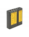 DeLOCK cable tester RJ45 / RJ12 + port finder (black) - nr 6